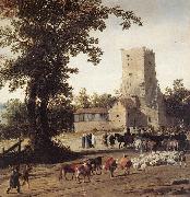 POST, Pieter Jansz Italianate Landscape with the Parting of Jacob and Laban zg USA oil painting reproduction